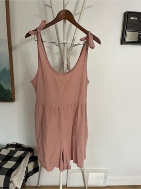 Tie-Shoulder Romper